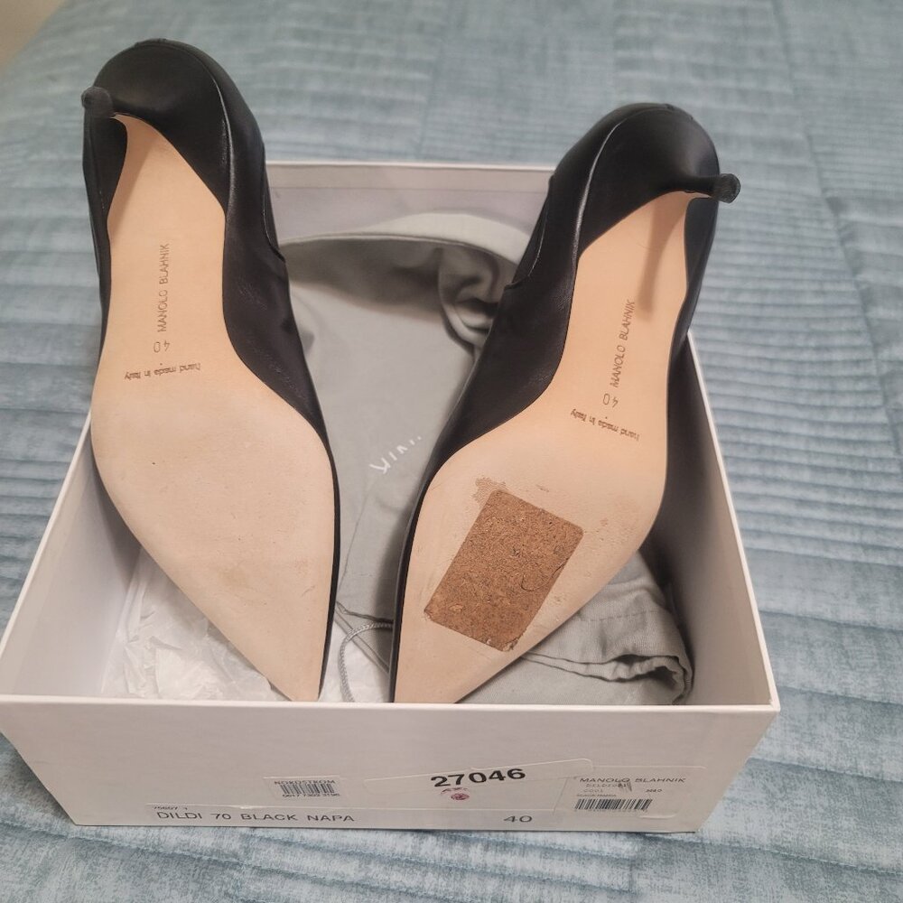 Manolo Blahnik Dildi Pointed Toe Ankle Boot - image 4